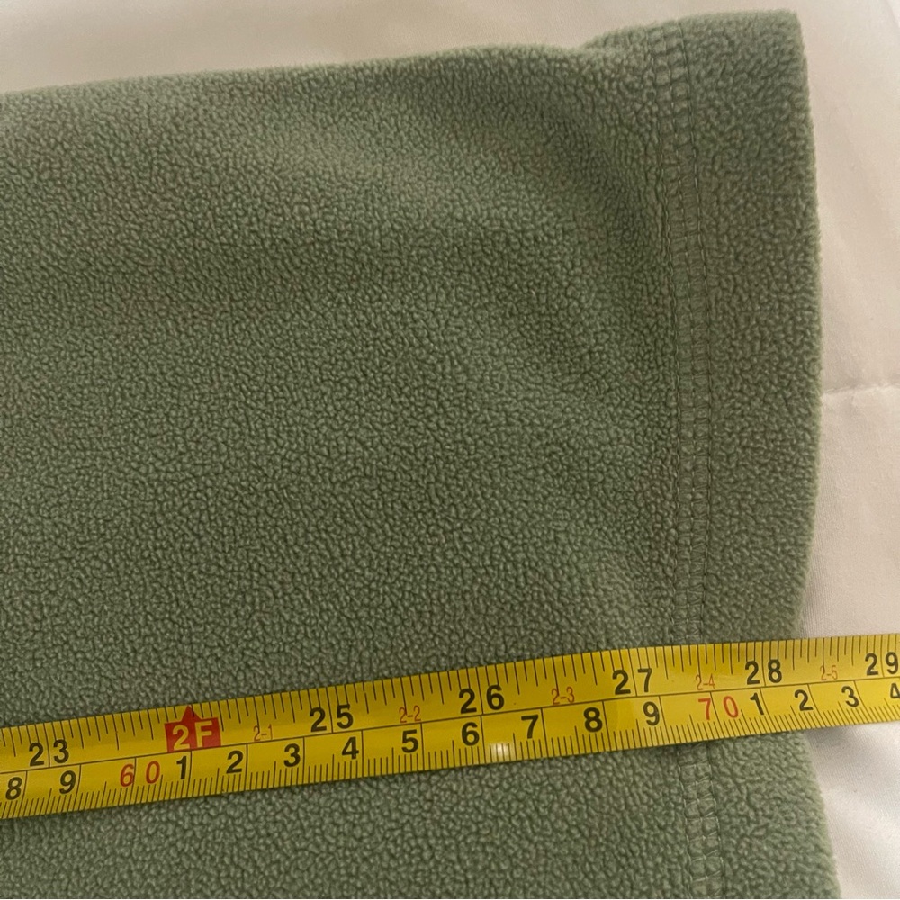 Eddie Bauer Jacket Men’s Large Green Casual Fleece Quarter Zip Embroidered Logo‎ - Picture 7 of 7